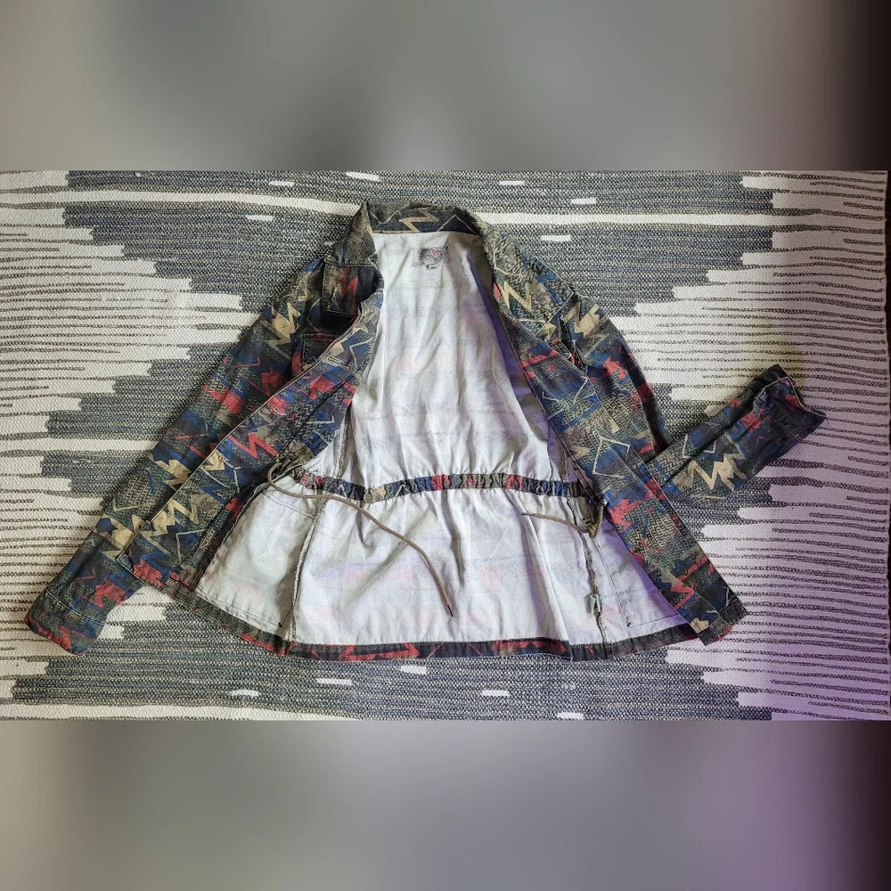 Aztec Print Urban Outfitters Utility Jacket - Autumn Or Spring - Picture 4 of 8